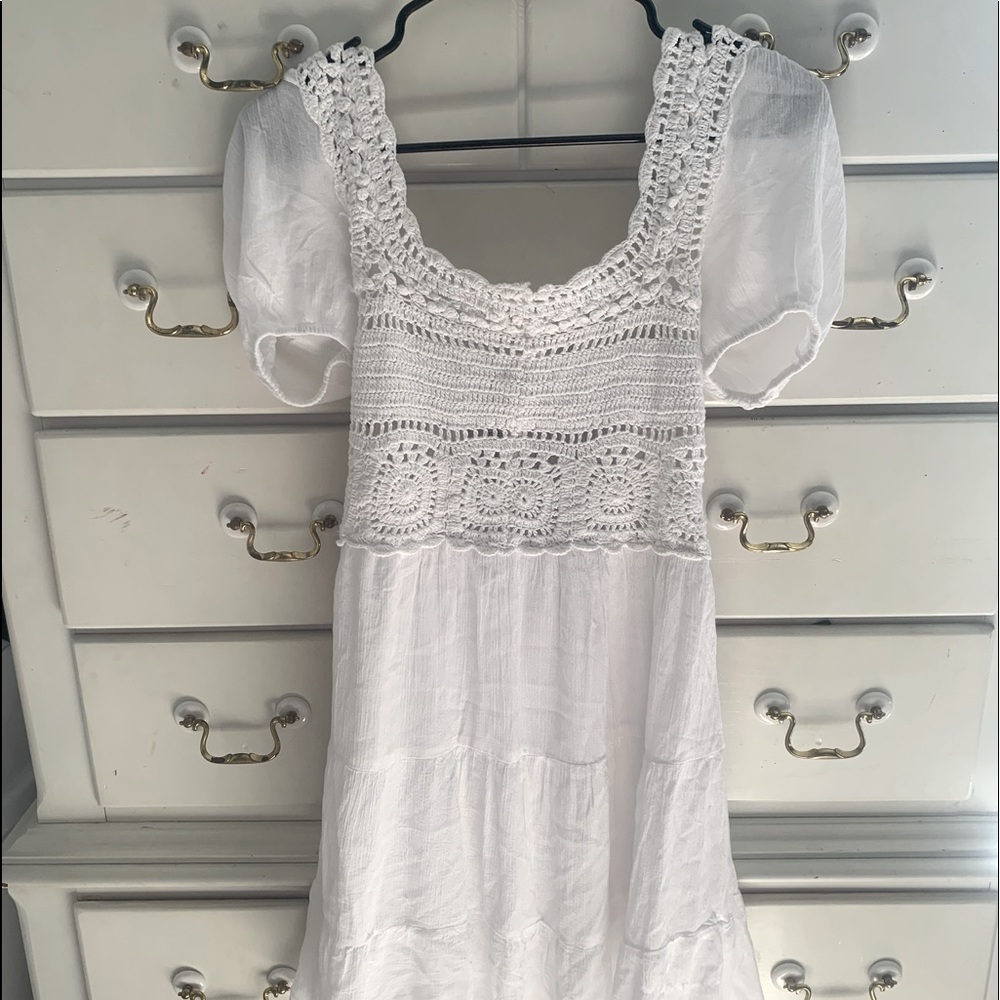 White Mini dress